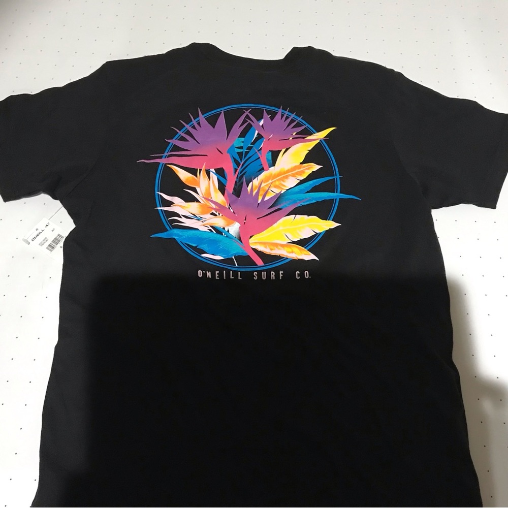 O’Neill Men’s Black Small Tropicali Tee Shirt